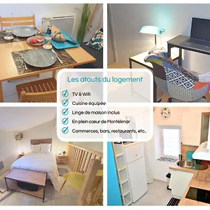 ღ Le Cocon Montilien - Confortable T2 Avec Wifi , Montélimar France